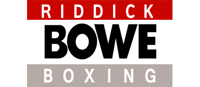 Riddick Bowe Boxing logo for Super Nintendo